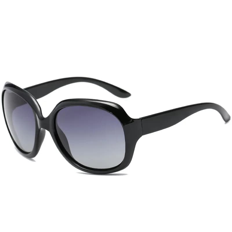 Cross-border women's large-frame sunglasses, UV-proof polarized sunglasses, high-end glasses, plain eye protection sunglasses
