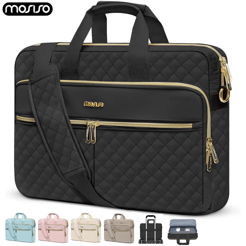 Borsa per laptop per donna uomo 13 14 15 16 borsa a tracolla per computer da 17,3 pollici borsa da viaggio per ufficio valigetta da lavoro custodia per notebook