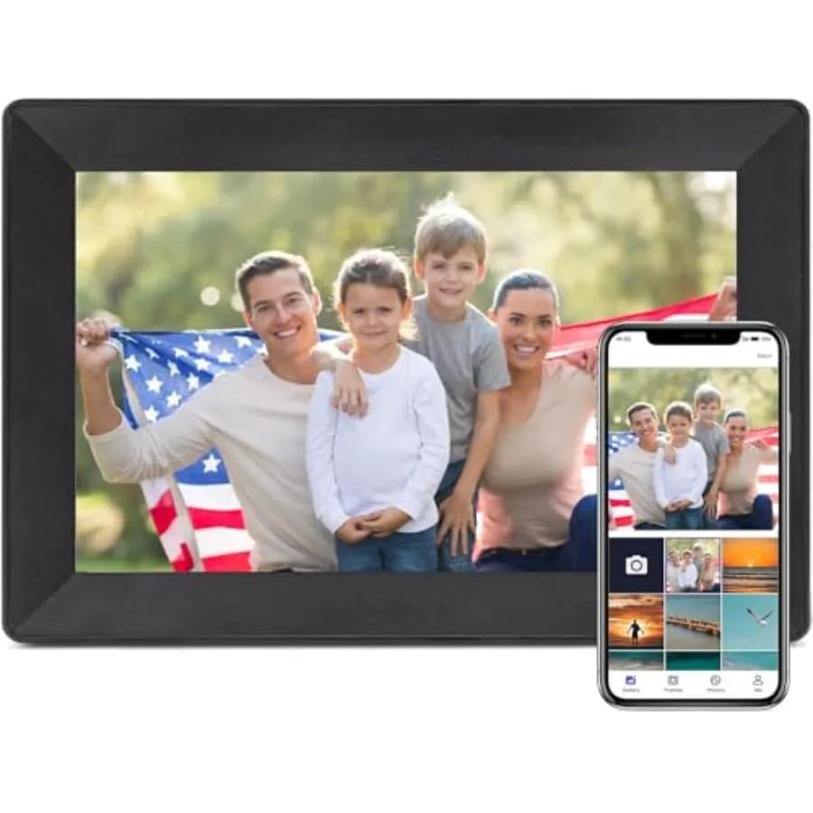 Cornice Digitale Uhale con Schermo Touch IPS HD 1280x800, Rotazione Automatica, Memoria 16GB, Facile Utilizzo