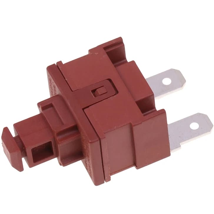 7.5A 250VAC Pulsante Interruttore di Alimentazione Interruttore di Blocco 1PC KAN-L5 2Pin Auto-blocco Interruttore A Chiave Scaldabagno Aspirapolvere Interruttore