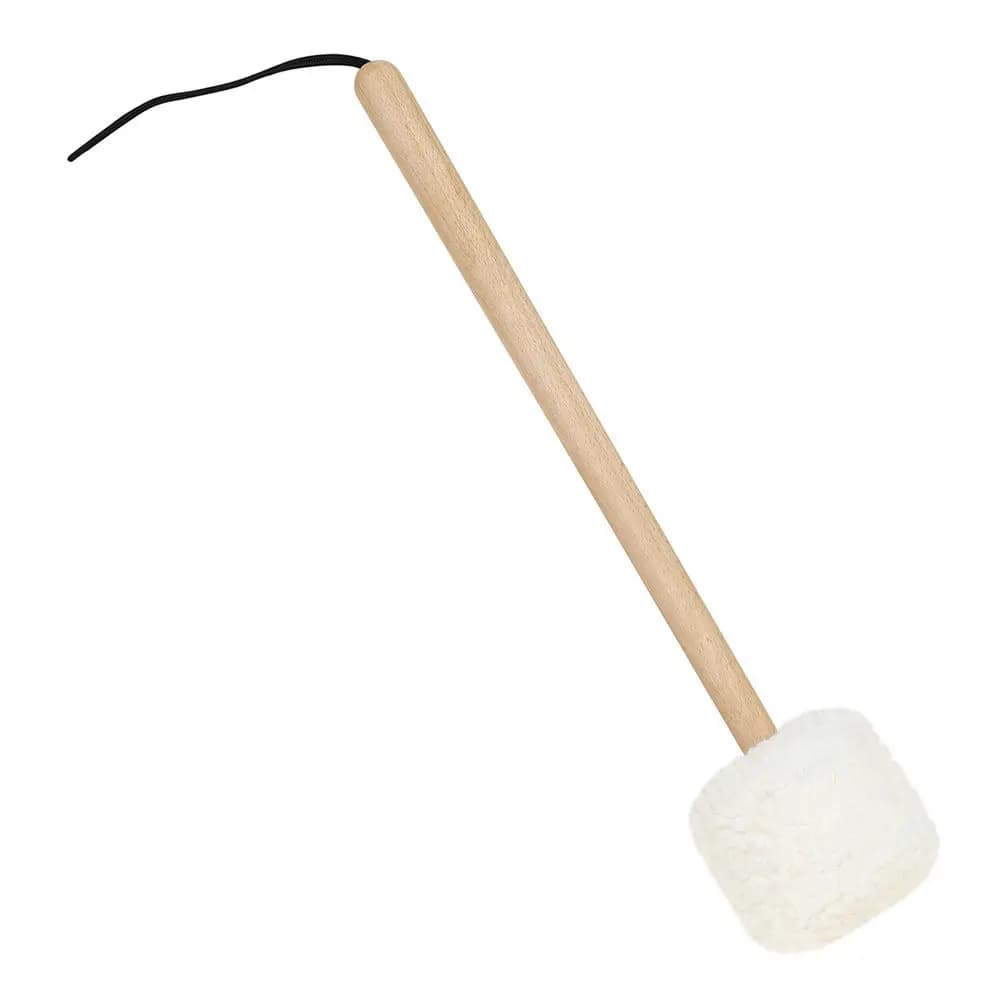 Handcrafted Singing Bowl Mallet Beech Wood Soft Sift Fleece Tibetan Style Sound Therapy Gong Mallet Stick Gong Sticks