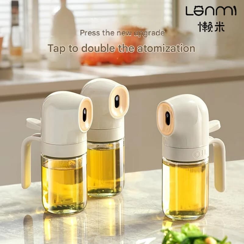 LANMI Flacone spray atomizzatore Flacone spray per olio Pentola per controllo olio Iniettore di carburante da cucina Bottiglia di condimento per barbecue Uso in cucina