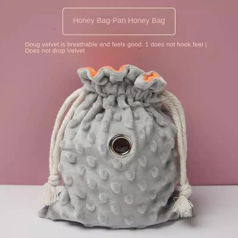 Sugar Glider Plate Honey Bag Take-out Bag Honey Quoll Bundle Pocket per uso esterno nido per dormire traspirante e caldo