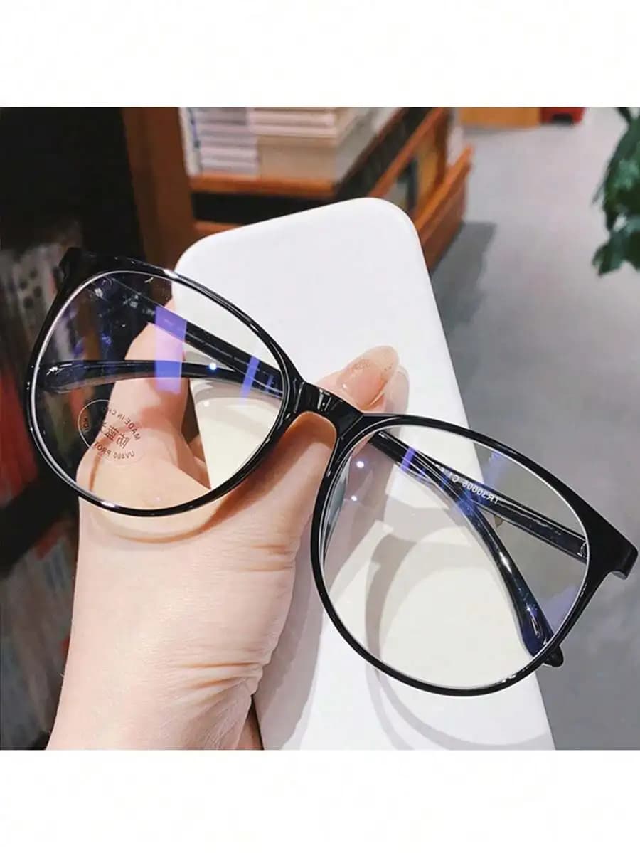 1/2pcs Women's Glasses To Prevent Visual Fatigue, Watch Computer, Watch TV, Play Games And Watch Mobile Phones, Transparent