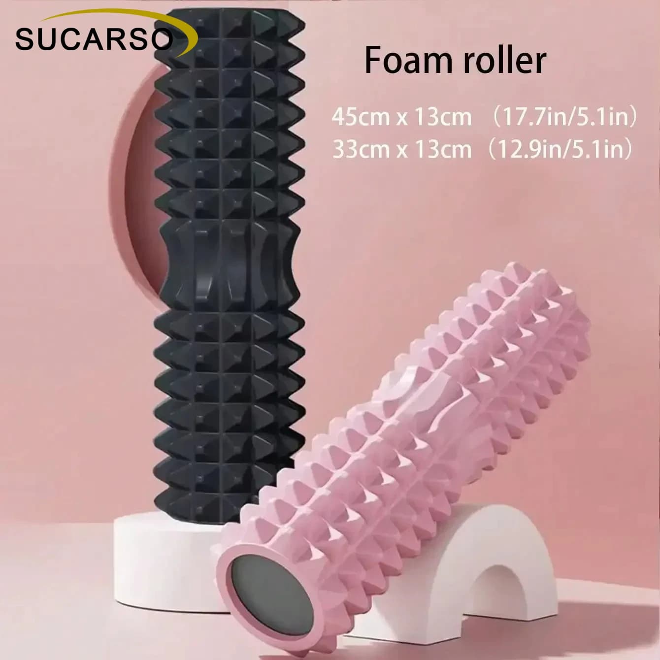 Foam Roller for Yoga, Body Modeling, Full Muscular Massage, Relaxation, Sport Rehabilitation 45*12cm