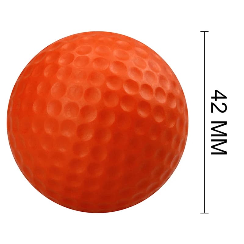 Set di 10 Palline da Golf in Schiuma PU, Elastiche e Spugnose per Allenamento Indoor e Outdoor