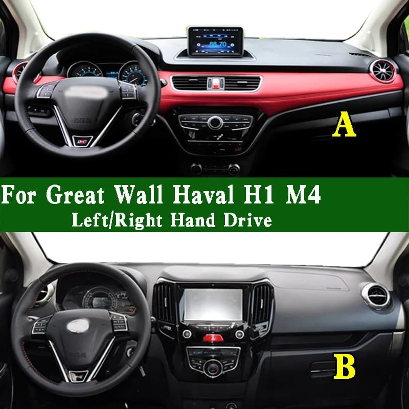 For the Great Wall GWM Haval H1 Revamped M4 Dash Zerbino Cruscot Cover Panel Solar Protection Pad Protective Dash Zerbino Ornaments