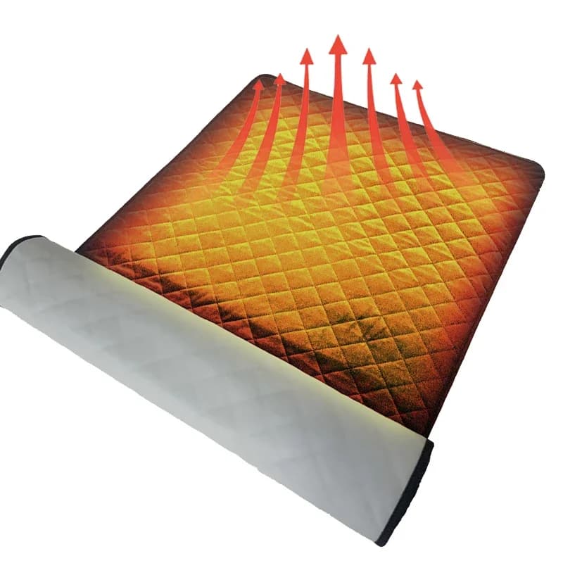 Solar Charging Graphene Heating Blanket Ultra-Portable On-the-Go Warmth Blanket