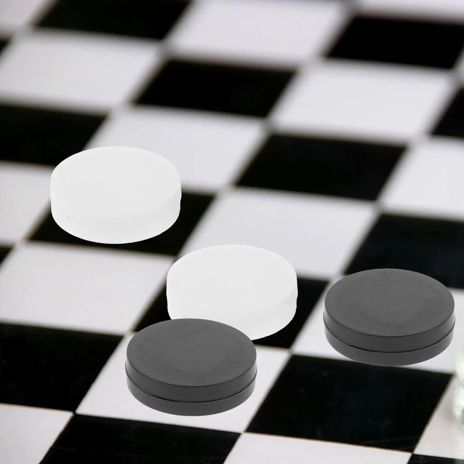 30 Pezzi di Dadi Rotondi in Plastica per Gioco da Tavolo, Accessori Robusti e Portatili, Divertenti per Famiglie, Viaggi, Casa, Scuola, Pezzi per Backgammon