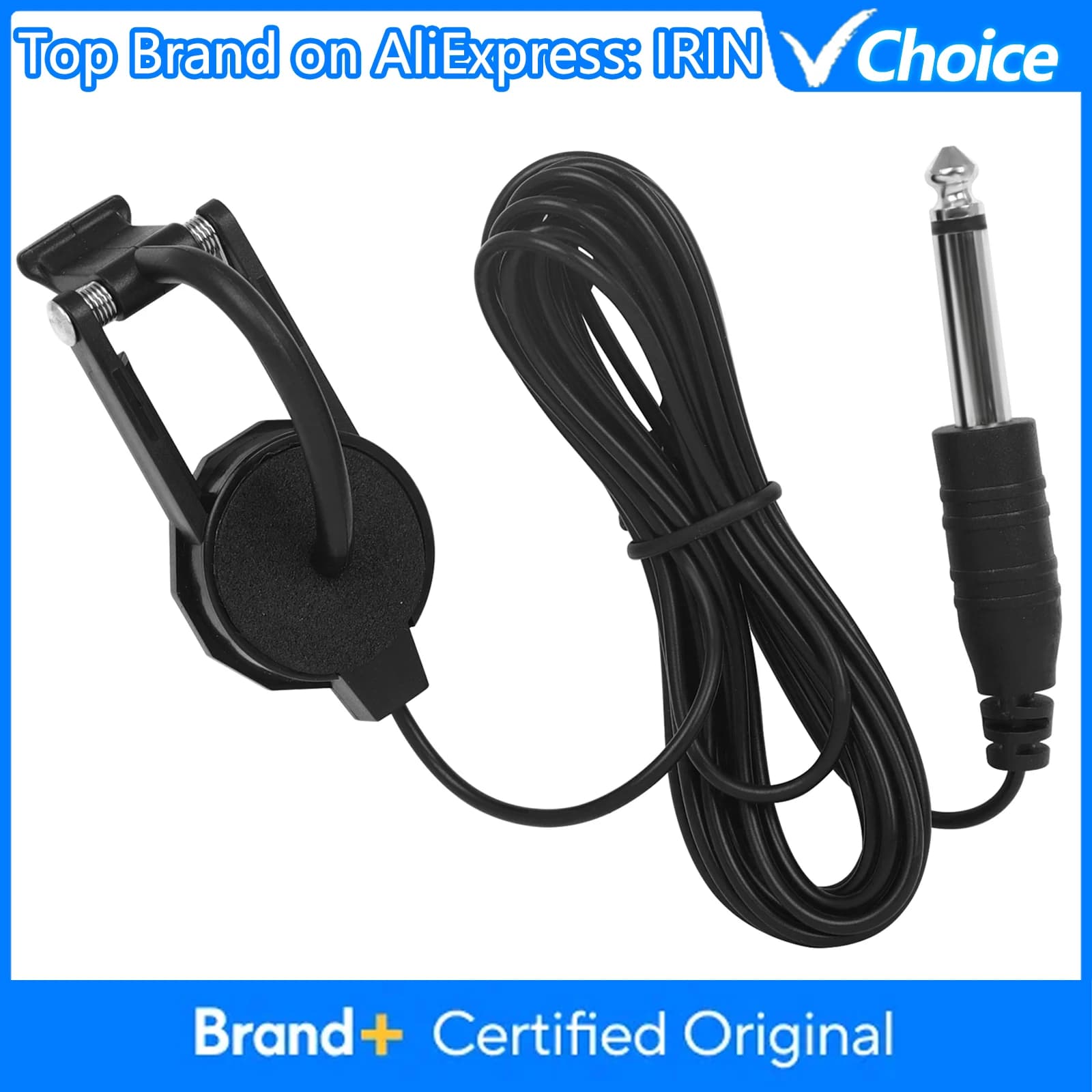 Audio Jack Clip On Pickup per chitarra acustica Mandolino Bouzouki Violino Banjo Ukulele Lute