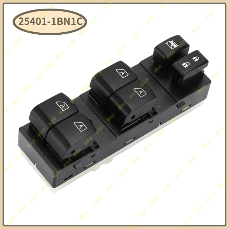 25401-1BN1C Interruttore di Controllo Alzacristalli Elettrico Lato Guida per Nissan Infiniti FX35 EX37 EX35 CLS51