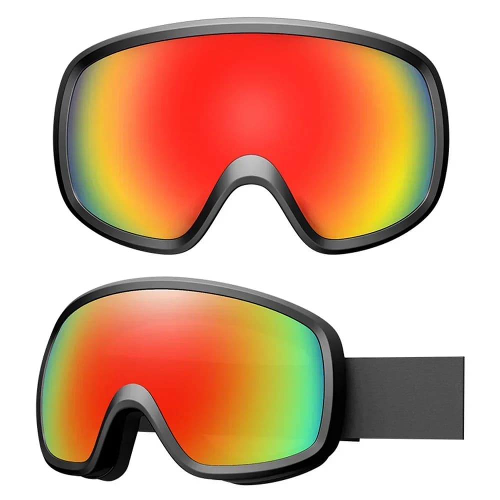 Unisex Snowboarding Goggles with Double Layer Spherical Lens Anti-Fog UV400 OTG Ski Mask Compatible Jet Skiing Accessories