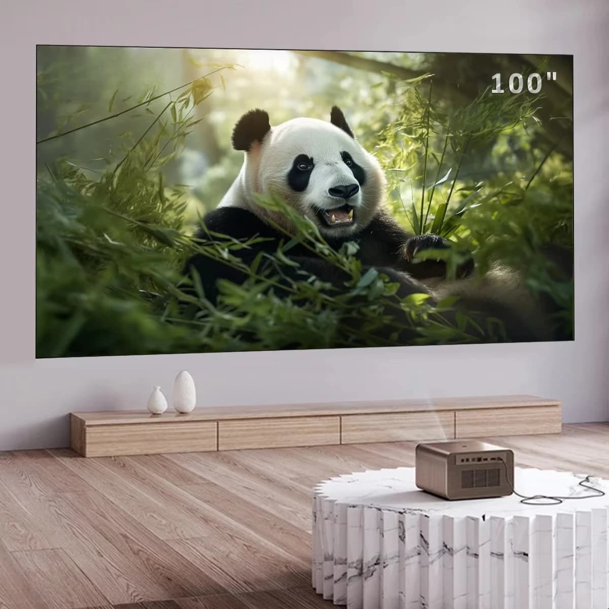 Schermo di proiezione Fscreen Iris Series Pro Fresnel ALR per proiettore a lungo raggio da 100 pollici per Home Theater 8K UHD 3D
