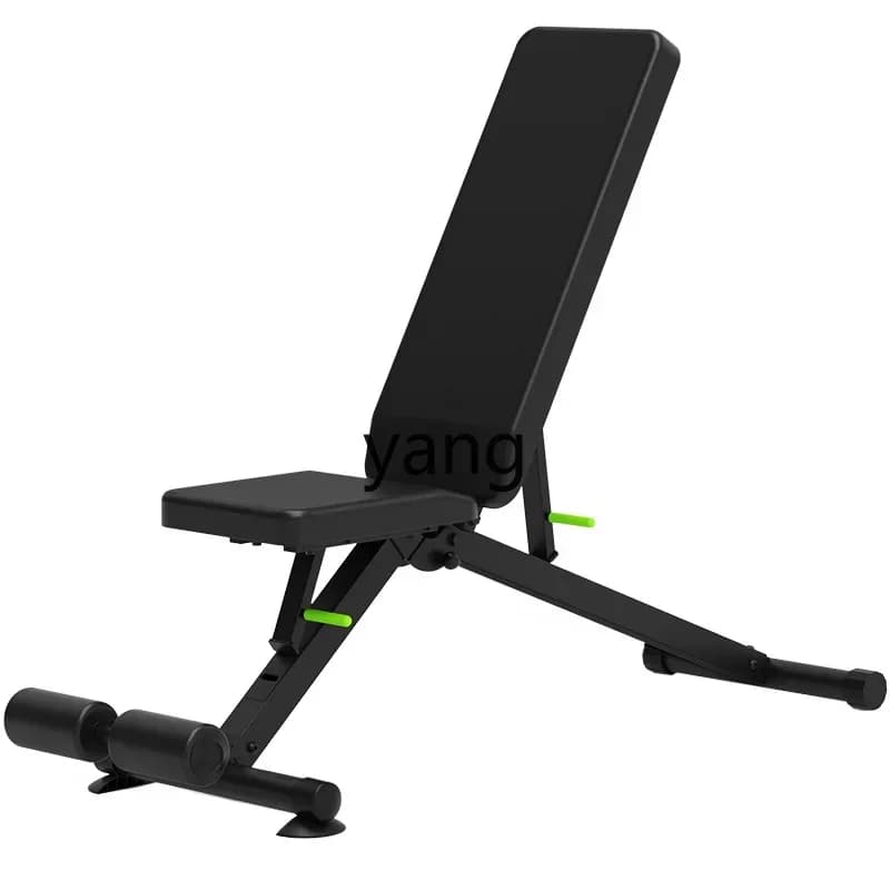 YJQ Dumbbell Stool Bench Press Men's Home Fitness Sit-ups Assists