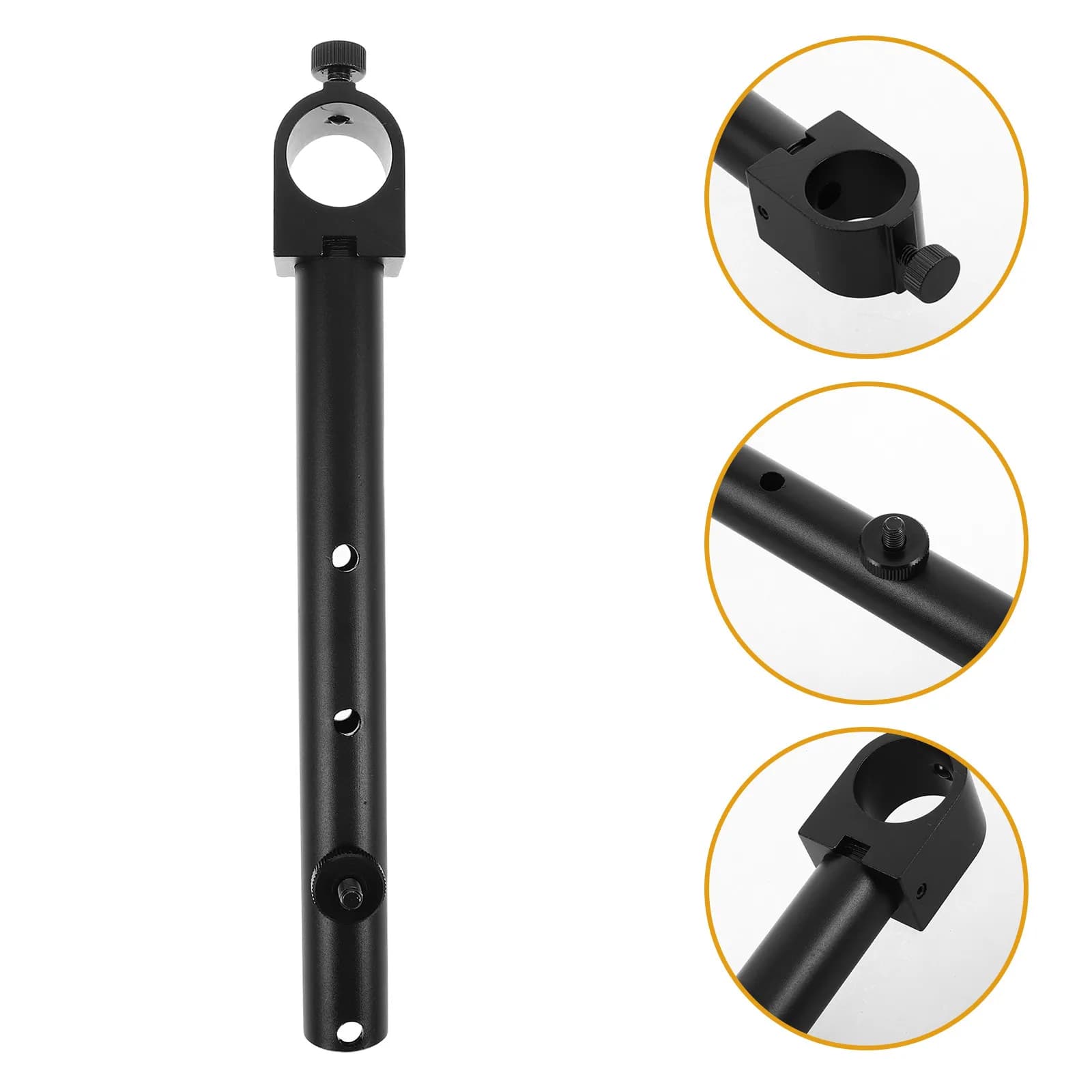 Heavy Duty Microscope Screen Display Holder 25Mm Aluminum Alloy Laboratory Monitor Bracket Ergonomic Stable Support Stand