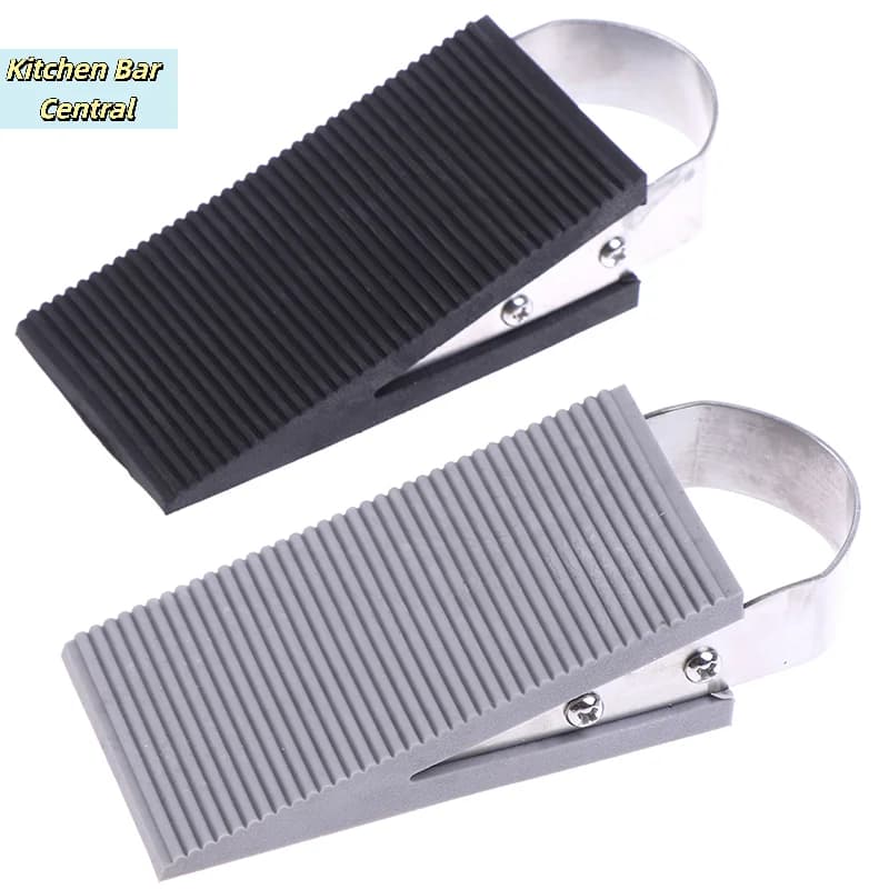 【1PCS Stopper Heavy-Duty Extra Large Wide Floor Door Wedge Stopper Tool Rubber】