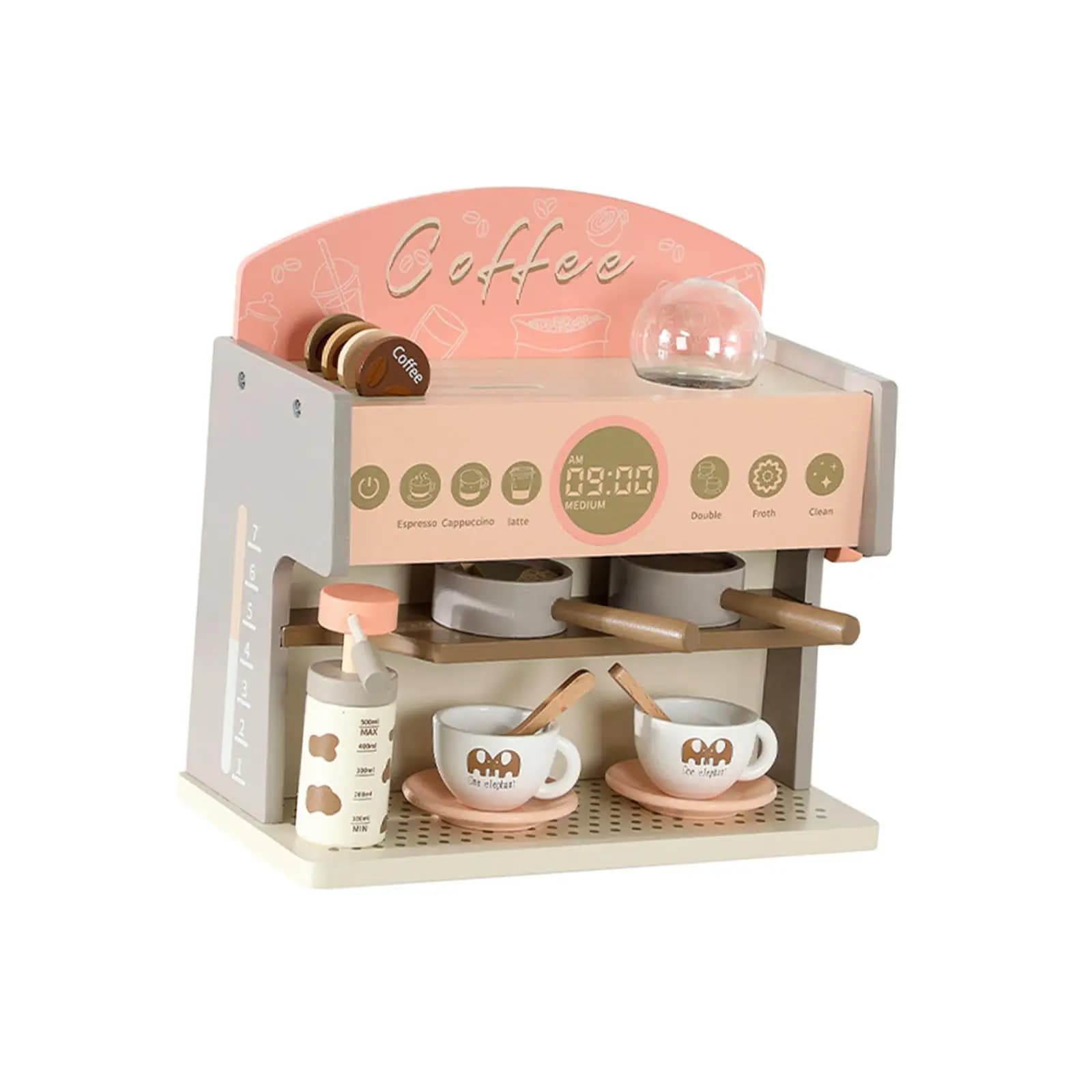 Set da gioco per macchina da caffè per bambini, giocattoli da cucina per bambina e bambino, regalo