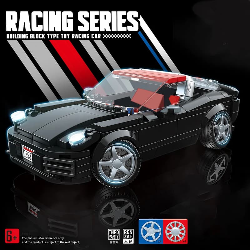 2025 City Speed Sport Classic Racing Car Building Blocks Modello MOC Mattoni Racer 911 Veicolo Set di mattoni Giocattoli educativi per bambini Regalo