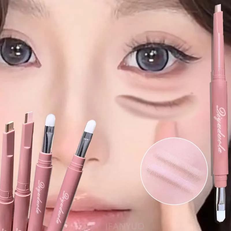 Matita schiarente Aegyo Sal Impermeabile naturale bicolore sdraiato baco da seta sotto gli occhi evidenziatore ombretto penna contorno trucco occhi