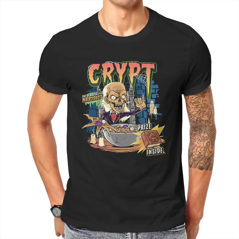 Creepshow Billy 1982 Film horror TShirt Divertente biscotto Crypt Cereal Maglietta di base Estate Per il tempo libero Alla moda Abbigliamento uomo Camisetas