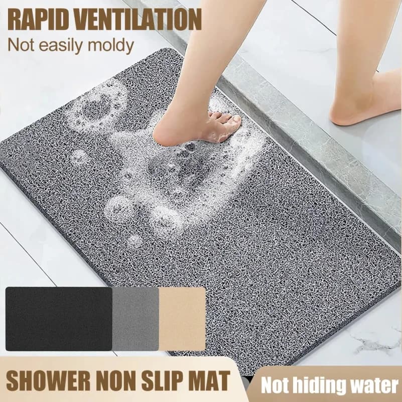 Tappetino da bagno antiscivolo 60*90cm, super confortevole, tappetino doccia antiscivolo, drenante, facile da pulire, lavabile, tappetino da bagno antiscivolo.