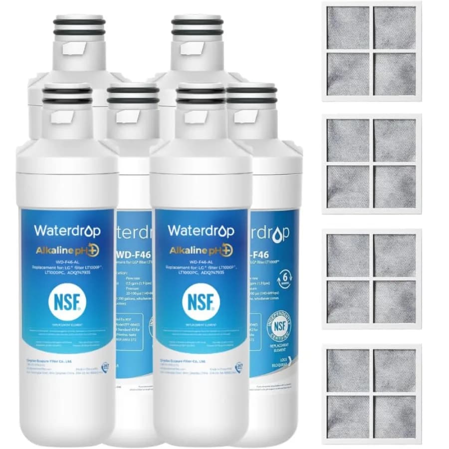 LT1000PC ADQ747935 e LT1000PC ADQ747935 Filtro acqua frigorifero e filtro aria 6 combinazioni