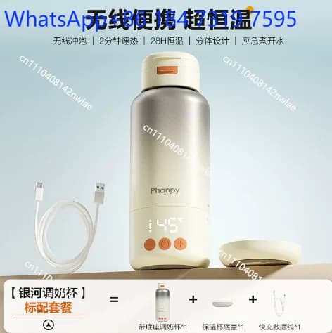 Thermostatic Kettle Baby Going Out Portable Hot Water Thermos Cup Brewing Milk Household Milk Conditioner Cup