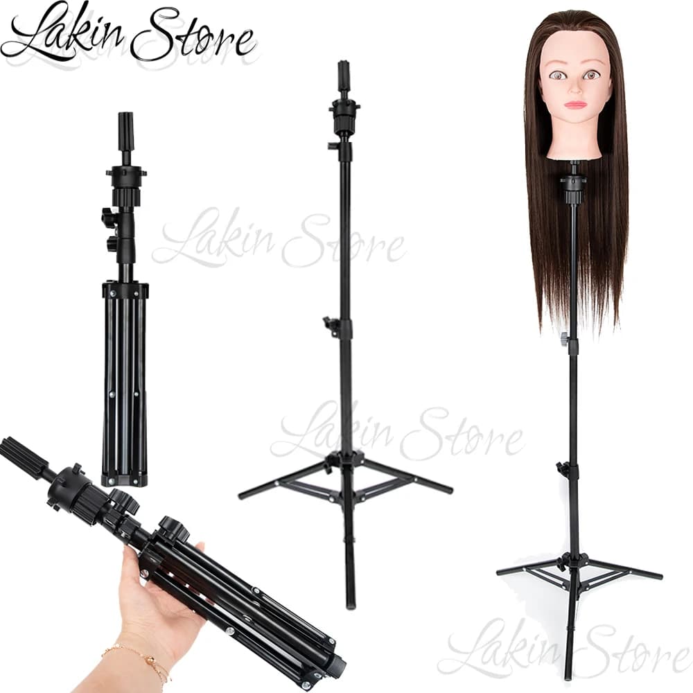 Supporto Regolabile per Testa di Manichino da Tavolo per Pratica di Parrucchiere, Ideale per Formazione in Acconciature e Styling