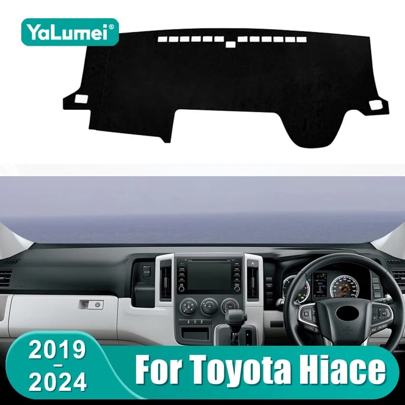 Per Toyota Granvia Hiace Commuter 2019 2020 2021 2022 2023 2024 Auto Cruscotto Zerbino Cruscotto Pannello Strumento Parasole Pad Accessori