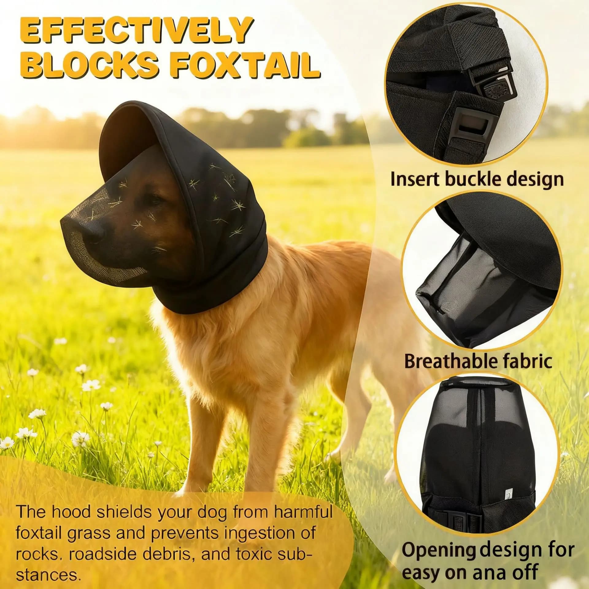 New Protective Anti-Zanzare Mask for Dogs, Accessories for Domestic Animals from Exterior, Anti-Morso and Anti-Ready for Comfort Canino