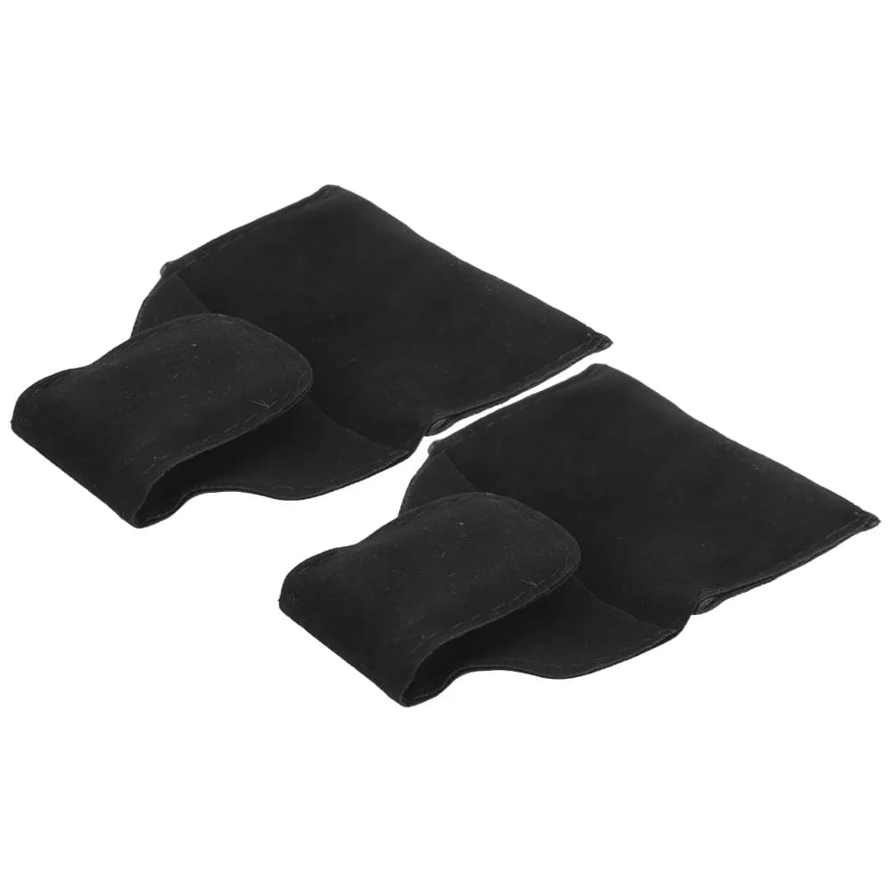 2 pezzi porta gesso per stecca da biliardo in pelle PU custodia per gesso da biliardo nera portatile con clip borsa per gesso da biliardo tavolo da biliardo