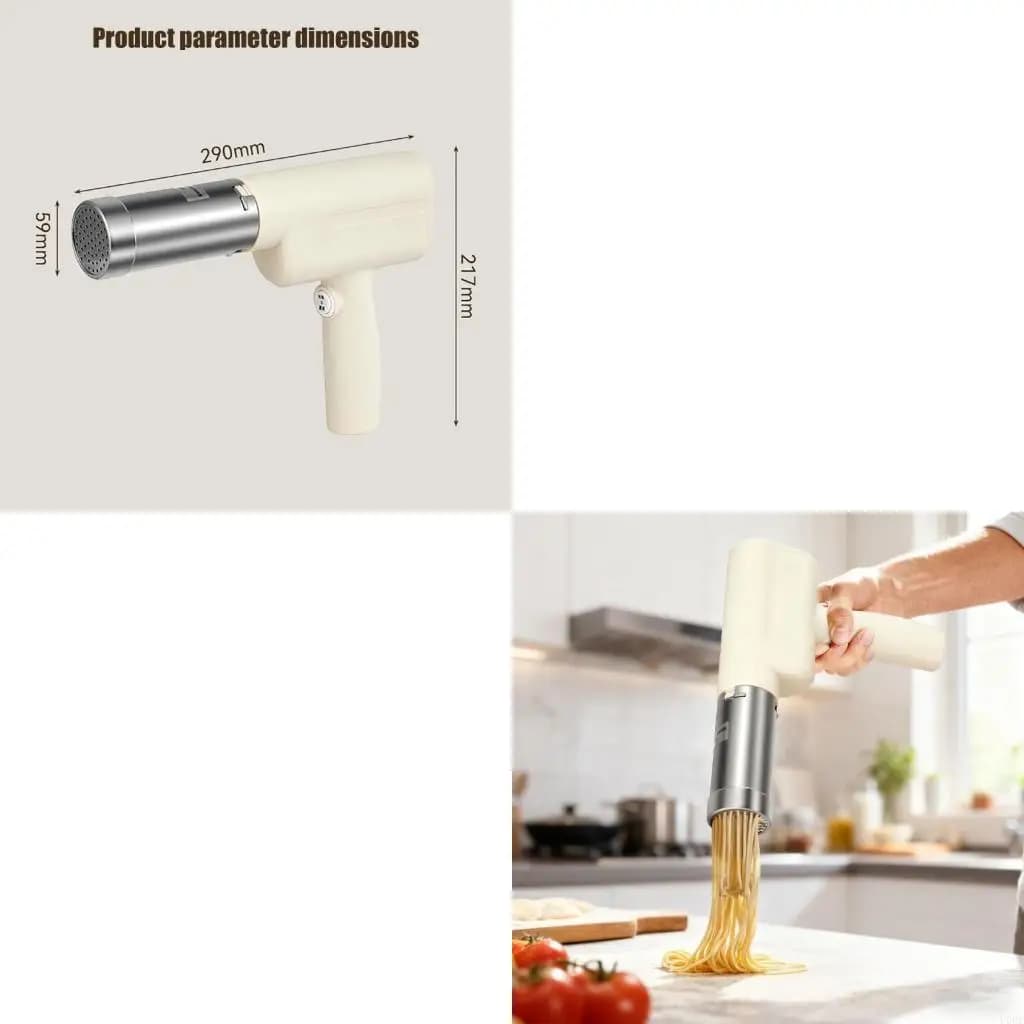 Macchina elettrica automatica per pasta con stampi per tagliatelle per uso domestico in cucina