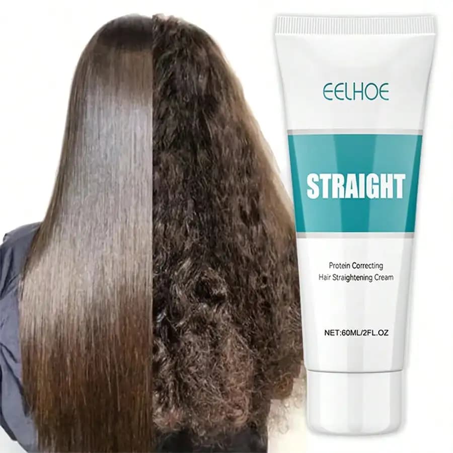 Il liquido per lisciare i capelli proteici, ripara i capelli ricci, ripara i riccioli danneggiati e crea sani capelli lisci e asciutti