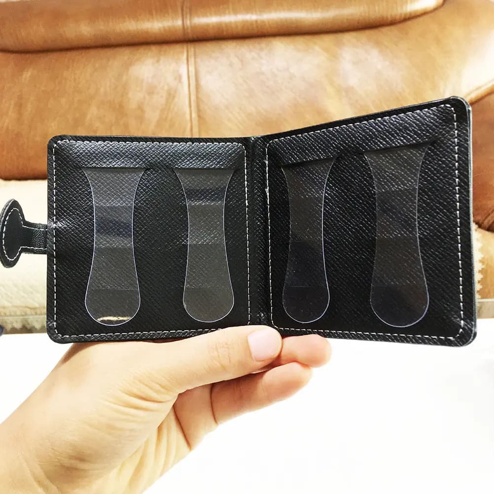 High-Quality Guitar Pick Organizer Portable Pick Pouch Closure Keeps Picks in Order Ideal Gift for Musicians