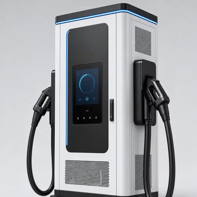 200kW DC Fast AC EV Car Charger Solution Adapter Type 2 Electric Vehicle Station OCPP RFID App Control IP54