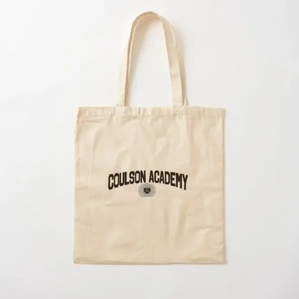 Coulson Academy Borsa in tela di cotone Borsa da donna unisex Tote da viaggio Borsa a tracolla casual Borsa stampata Borsa riutilizzabile Shopper Tessuto alla moda