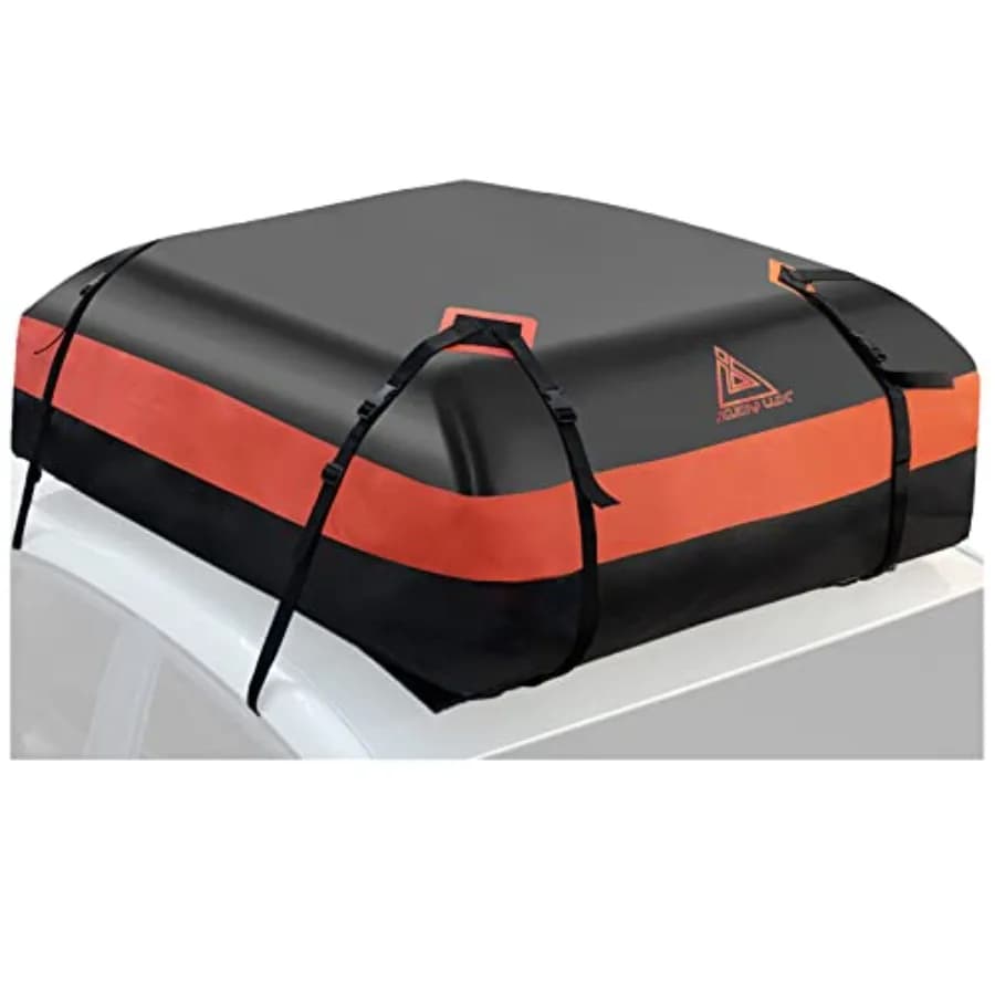 Borsa Portabagagli da Tetto per Auto, 15 Piedi Cubi, Impermeabile, Resistente, in 720D, per Tutti i Veicoli con/senza Portapacchi
