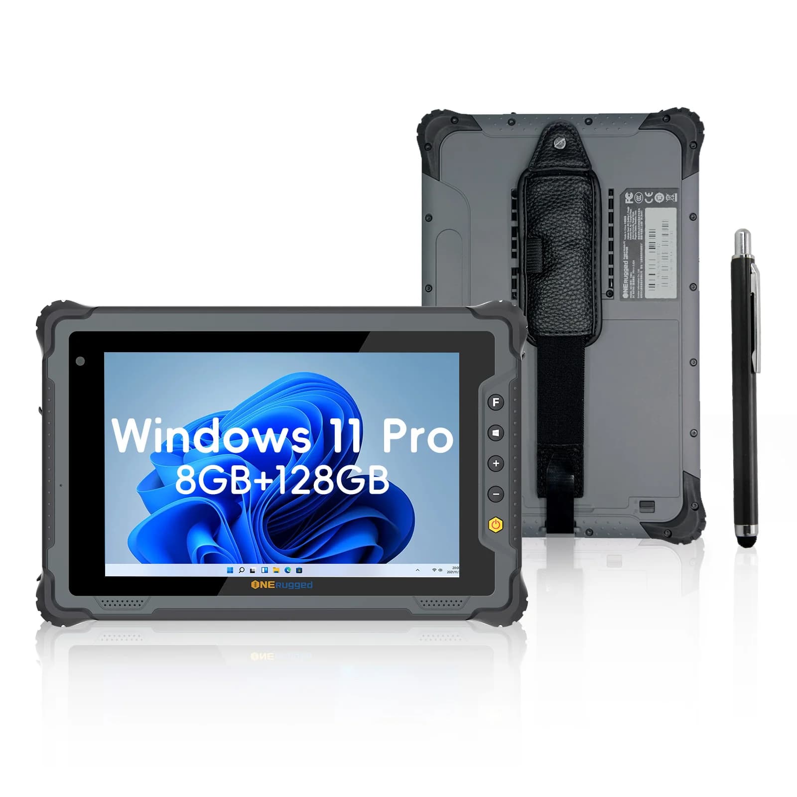 ONERugged M80J 8-Inch Windows Tablet,IP65 Waterproof,MIL-STD-810H,Industrial Outdoor Work PC,4G /WiFi/BT5.0/NFC Rugged Tablet