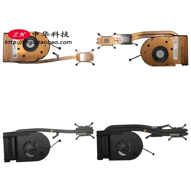 Fan Radiator Module for Lenovo ThinkPad T590 T15 P15s Gen1 P53s