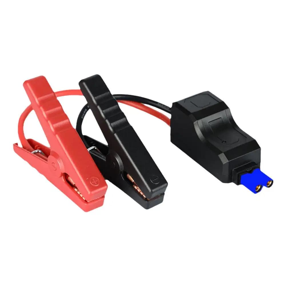 Morsetto a coccodrillo per avviamento di emergenza 12V per camion per auto Morsetti per cavi di emergenza per batteria con connettore EC5 Accessori per auto