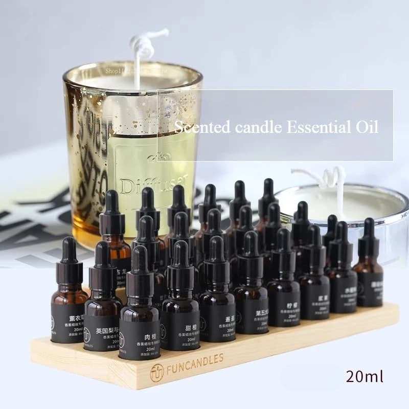 20ml Piante naturali Candela profumata Olio essenziale Carta di cera di gesso fatta a mano fai-da-te e diffusore di incenso/materiali per realizzare candele