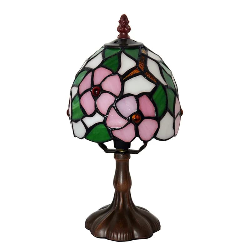 Ornamento da studio sul comodino della camera da letto con fiore di mela per la piccola lampada da scrivania regalo degli amici