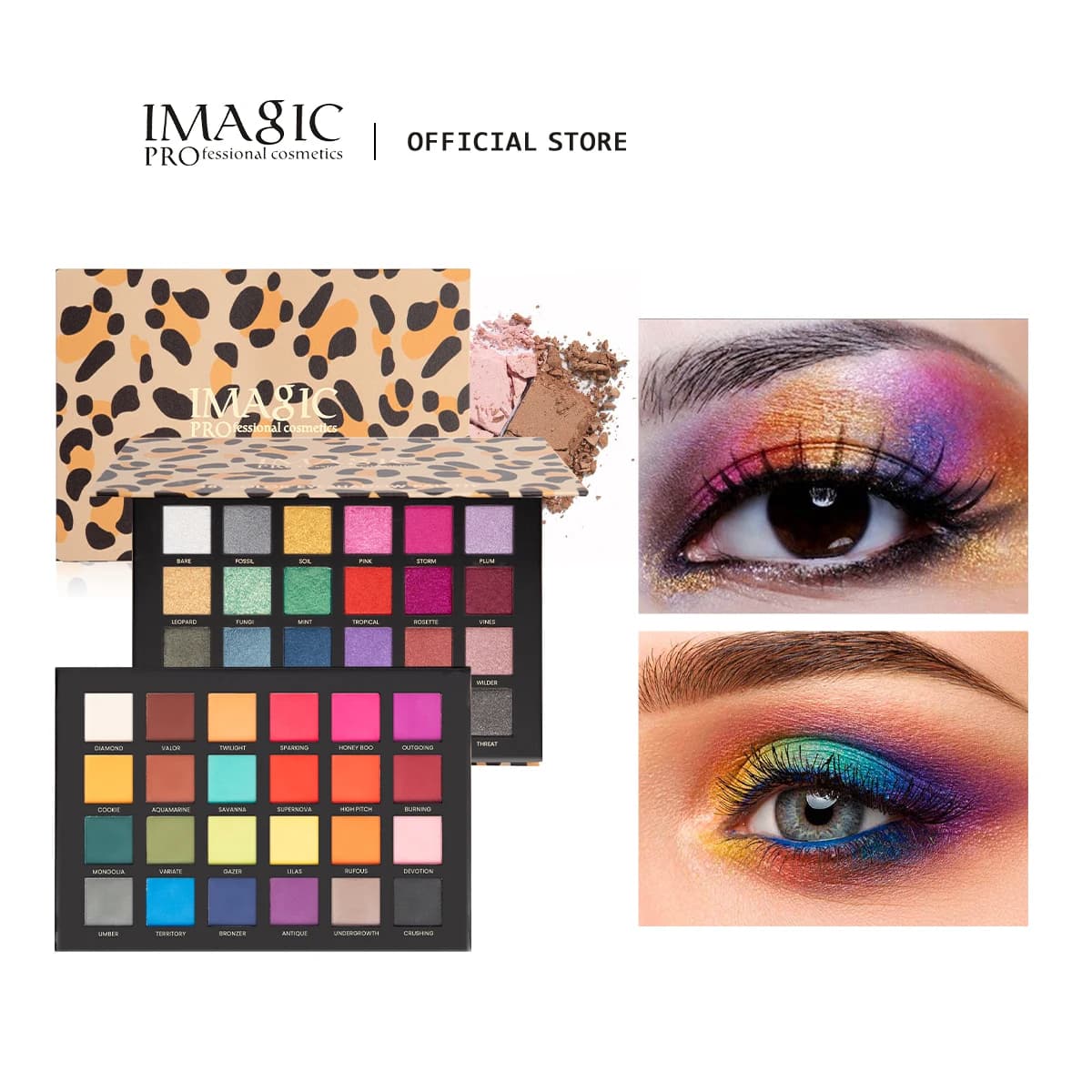 IMAGIC 48-Color Eyeshadow Matte Shimmer Long Lasting Soft Touch pigmenti colorati trucco per gli occhi moda donna Beauty Eye Cosmetic