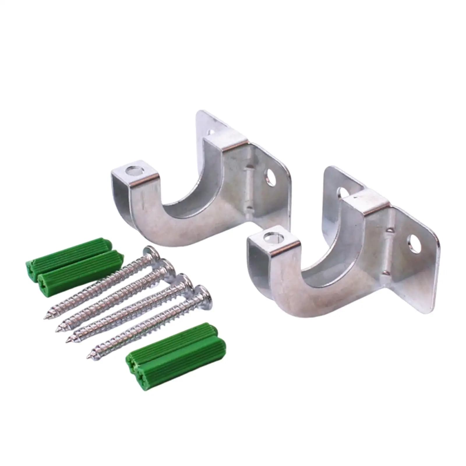 Wall brackets for garden hose, 2 pieces, multipurpose holder with screw bracket, easy installation for outdoors
