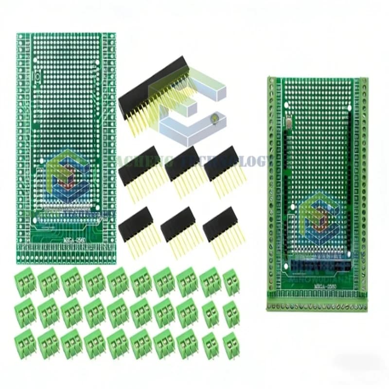 Components of UNO R3UNO MEGA-2560 terminal expansion board compatible with Arduino