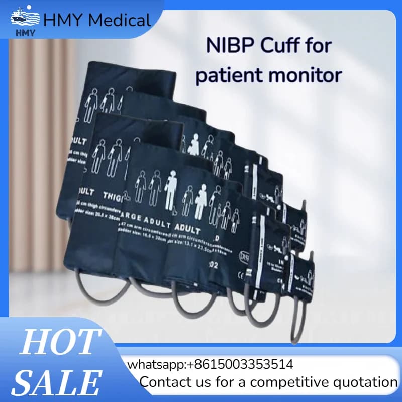 6 sizes available Newborn Baby Infant Adult Blood Pressure Monitor Universal Dust Plastic/metal Connector