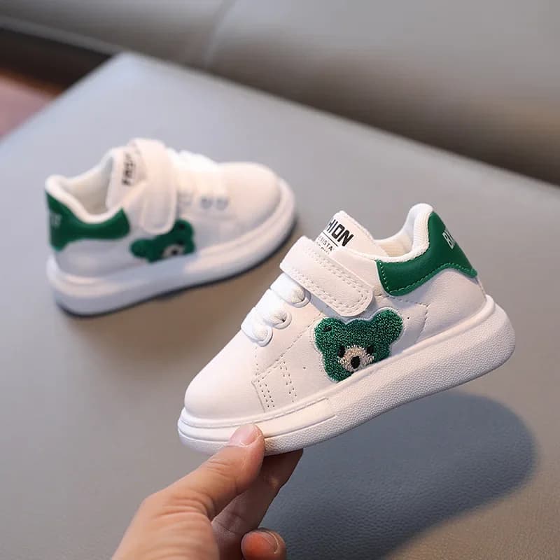 Autumn Newborn Boys Girls Panda Sneakers 1-6 Year Kids Fashion Board Flats Baby Shoes