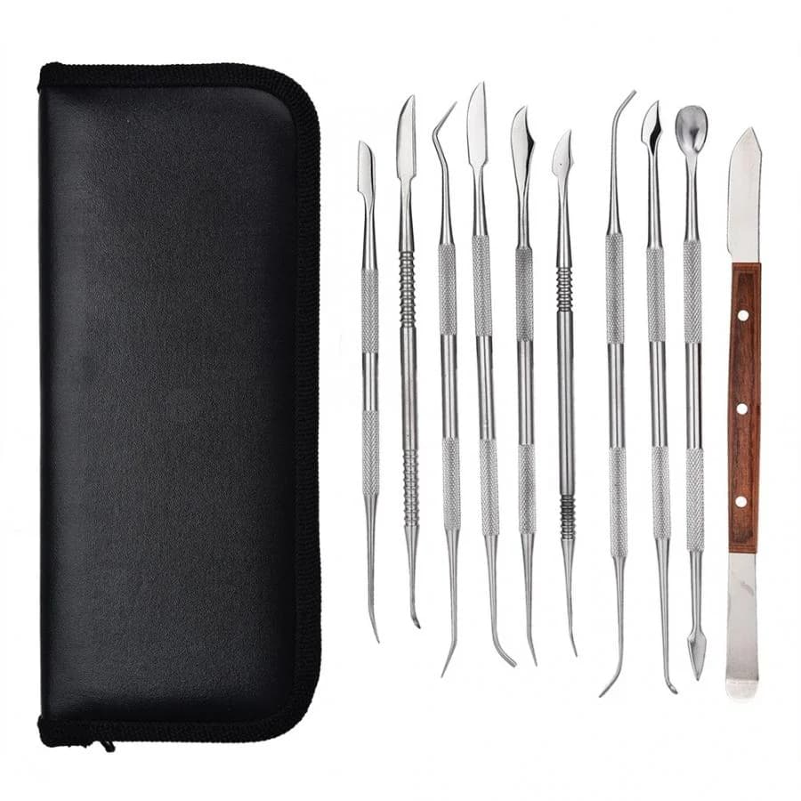 10 Stainless Steel Candle Carving Tool Sets, Pottery and Clay Tools, Jewelry Wax Molds Wax Pieces Sculpture Sets