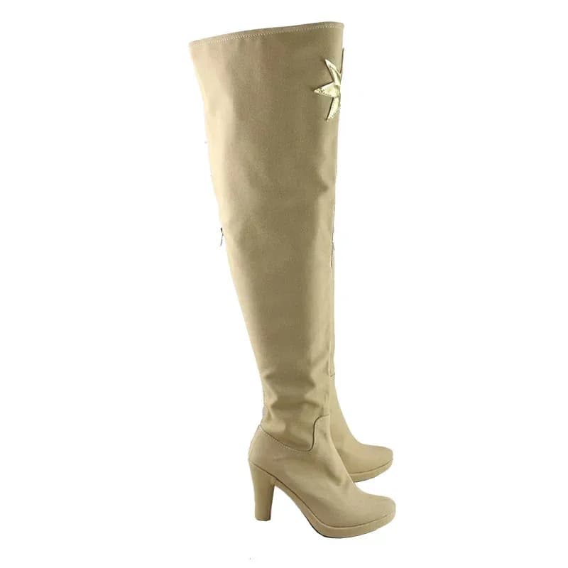 2025 11 Stivali Starlight Carnevale di Halloween Puntelli Cosplay Star Light PU Scarpe su misura