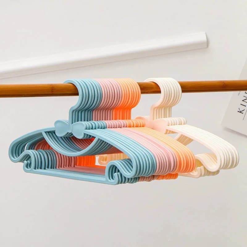 10 pezzi grucce cappotti appendiabiti armadio organizzatore appendiabiti rack display portatile grucce in plastica casa